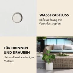 Gendt Pflanztopf Übertopf Faserstein In/Outdoor 3 Gendt Pflanztopf Übertopf Faserstein In/Outdoor -Deutschland Klarstein Verkaufs-Shop 10038466 de 0004 usp