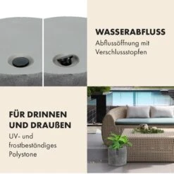 Venlo Blumentopf Polystone In- Und Outdoor 3 Größen -Deutschland Klarstein Verkaufs-Shop 10038470 de 0004 usp