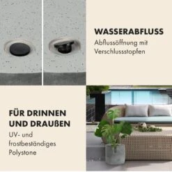 Venlo Blumentopf Polystone In- Und Outdoor 3 Größen -Deutschland Klarstein Verkaufs-Shop 10038472 de 0004 usp