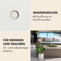 Gendt Pflanztopf Übertopf 3er-Set 3 Größen S/M/L Faserstein In/Outdoor -Deutschland Klarstein Verkaufs-Shop 10038475 de 0004 usp