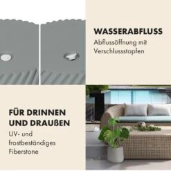 Heusden Blumentopf Polystone Pflanzenfreundlich Handgemacht -Deutschland Klarstein Verkaufs-Shop 10038483 de 0004 usp