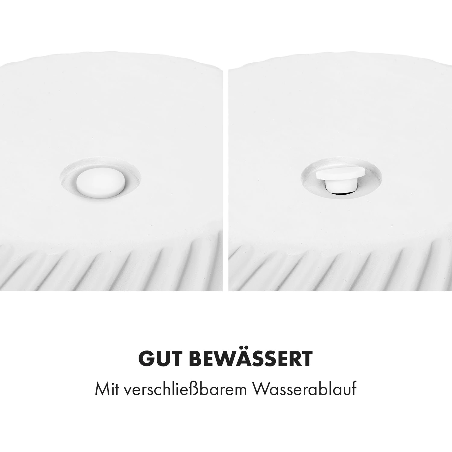 Heusden Blumentopf 2er-Set Polystone pflanzenfreundlich handgemacht 3D-Optik Heusden Blumentopf 2er-Set Polystone Pflanzenfreundlich Handgemacht 3D-Optik -Deutschland Klarstein Verkaufs-Shop 10038484 de 0003 logo