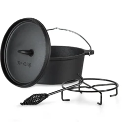 Galloway Dutch Oven 4.5 BBQ-Topf Gusseisen Größe S / 4.5 Qt
