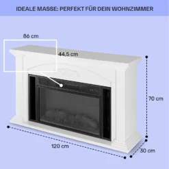 Saint Helens Elektrokamin 1900 W LED-Technik Fernbedienung 4 Saint Helens Elektrokamin 1900 W LED-Technik Fernbedienung -Deutschland Klarstein Verkaufs-Shop 10038615 de 0005 usp