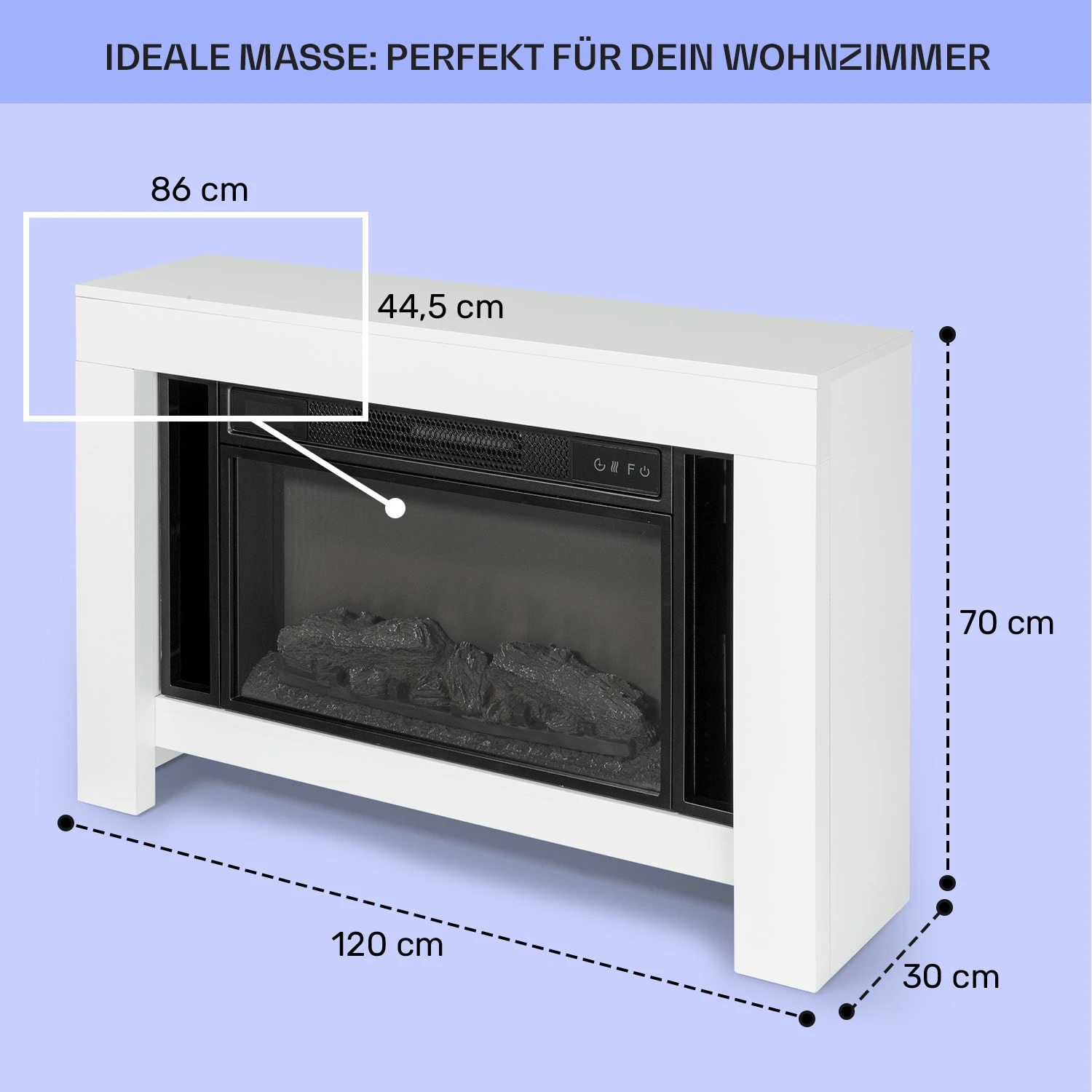 Studio Loft 2 Elektrokamin 1900 W LED-Technik Fernbedienung Studio Loft 2 Elektrokamin 1900 W LED-Technik Fernbedienung -Deutschland Klarstein Verkaufs-Shop 10038617 de 0005 usp