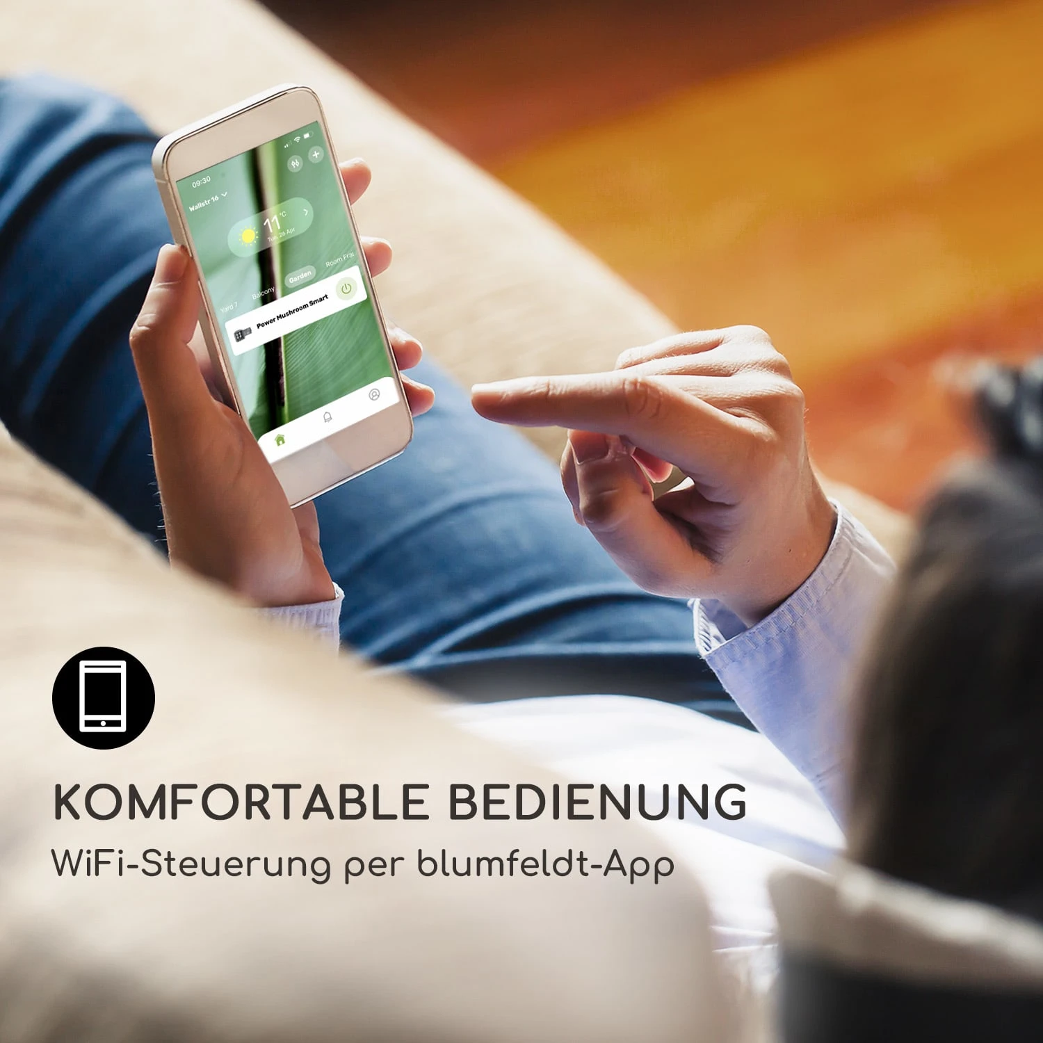 Power Mushroom Smart Gartensteckdose WiFi-Steuerung 3680 Watt IP44 Power Mushroom Smart Gartensteckdose WiFi-Steuerung 3680 Watt IP44 -Deutschland Klarstein Verkaufs-Shop 10038628 de 0002 logo