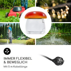 Power Mushroom Smart Gartensteckdose WiFi-Steuerung 3680 Watt IP44 4 Power Mushroom Smart Gartensteckdose WiFi-Steuerung 3680 Watt IP44 -Deutschland Klarstein Verkaufs-Shop 10038628 de 0005 logo