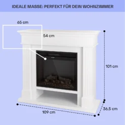 Las Pilas Elektrokamin Heizlüfter 900/1800W Wochentimer Fernbedienung -Deutschland Klarstein Verkaufs-Shop 10038629 de 0005 usp
