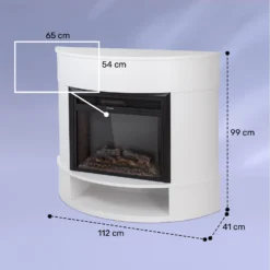 Loloru Elektrokamin Heizlüfter 900/1800W Wochentimer Fernbedienung -Deutschland Klarstein Verkaufs-Shop 10038631 yy 0008 dimensions