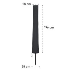 Shield Premium Schutzhülle Sonnenschirm Bis Ø 300 Cm UV-beständig -Deutschland Klarstein Verkaufs-Shop 10038718 yy 0008 dimensions