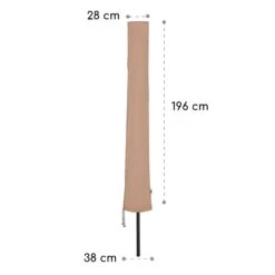 Shield Premium Schutzhülle Sonnenschirm Bis Ø 300 Cm UV-beständig -Deutschland Klarstein Verkaufs-Shop 10038725 yy 0008 dimensions