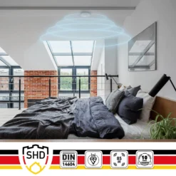 Rauchmelder DOF19 Kunststoff Warnsignal: 85 DB 9V Batteriebetrieben -Deutschland Klarstein Verkaufs-Shop 10038744 yy 0005 logo