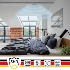 Rauchmelder DOF29 Kunststoff Warnsignal: 85 DB 9V Batteriebetrieben -Deutschland Klarstein Verkaufs-Shop 10038772 yy 0005 logo