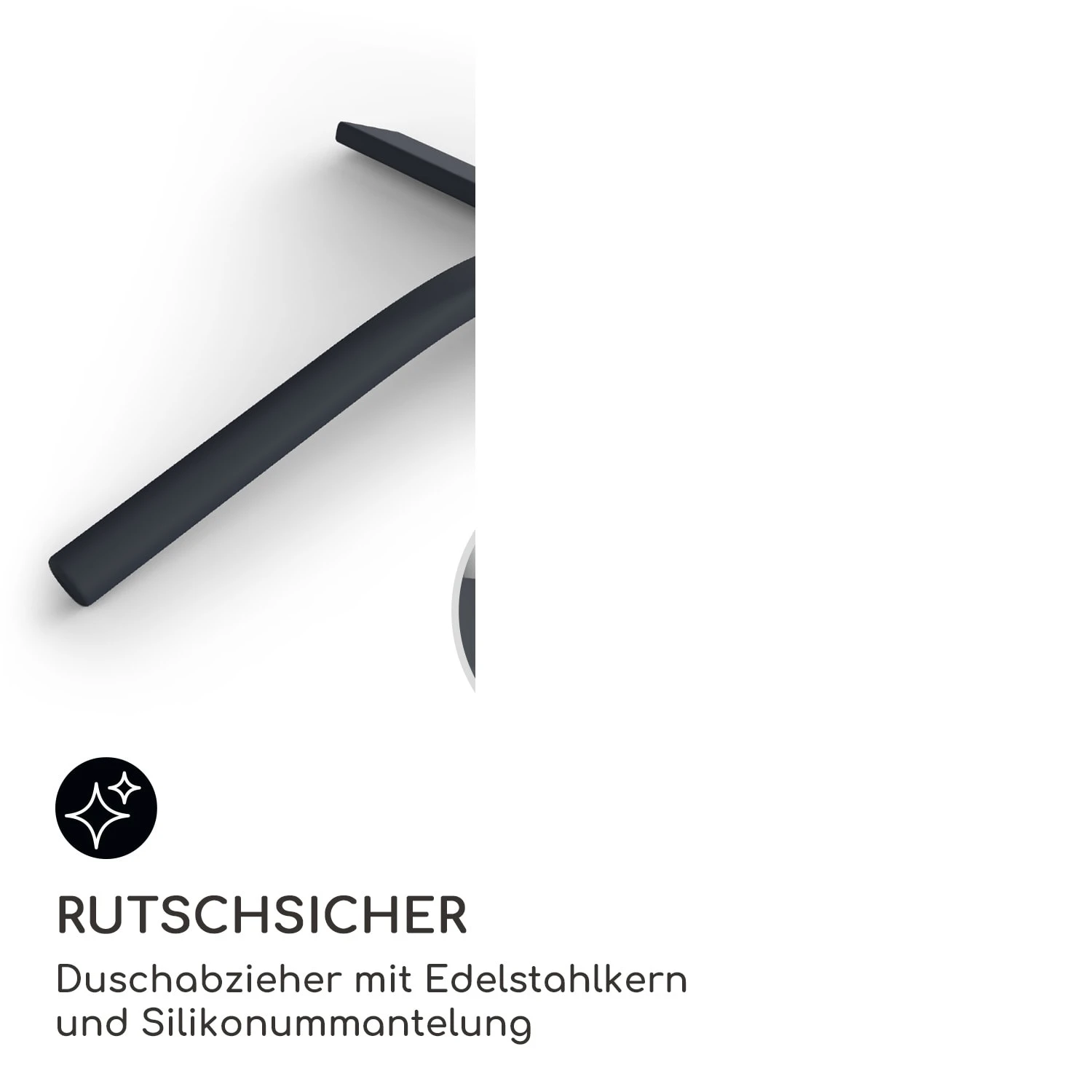Blaze Duschabzieher 28 cm Silikonumhüllung Edelstahlkern modernes Design Blaze Duschabzieher 28 Cm Silikonumhüllung Edelstahlkern Modernes Design -Deutschland Klarstein Verkaufs-Shop 10039056 de 0002 usp