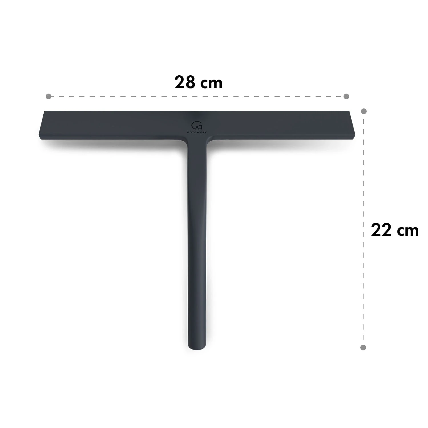 Blaze Duschabzieher 28 cm Silikonumhüllung Edelstahlkern modernes Design Blaze Duschabzieher 28 Cm Silikonumhüllung Edelstahlkern Modernes Design -Deutschland Klarstein Verkaufs-Shop 10039056 yy 0011 dimensions