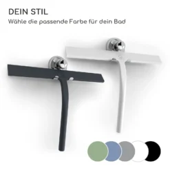 Blaze Duschabzieher 23 Cm Silikonumhüllung Edelstahlkern Modernes Design -Deutschland Klarstein Verkaufs-Shop 10039057 de 0006 usp