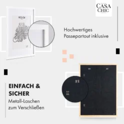 Kenton Bilderrahmen Rechteckig DIN A1 Passepartout Plexiglas -Deutschland Klarstein Verkaufs-Shop 10039262 de 0004 usp