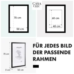 Kenton Bilderrahmen Rechteckig 70 X 50 Cm Passepartout Plexiglas -Deutschland Klarstein Verkaufs-Shop 10039264 de 0005 usp