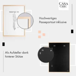 Edinburgh Bilderrahmen Rechteckig A2 58,4 X 41 Cm Fotos Passepartout Echtholz -Deutschland Klarstein Verkaufs-Shop 10039279 de 0004 usp