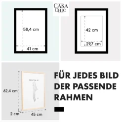 Edinburgh Bilderrahmen Rechteckig A2 58,4 X 41 Cm Fotos Passepartout Echtholz -Deutschland Klarstein Verkaufs-Shop 10039279 de 0005 usp