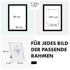 Edinburgh Bilderrahmen Rechteckig 30 X 40 Cm Fotos Passepartout Echtholz -Deutschland Klarstein Verkaufs-Shop 10039282 de 0005 usp