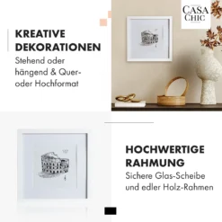 Everton Bilderrahmen Quadratisch 25 X 25 Cm Fotos Passepartout Glas -Deutschland Klarstein Verkaufs-Shop 10039291 de 0003 usp