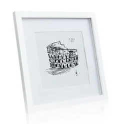 Everton Bilderrahmen Quadratisch 25 X 25 Cm Fotos Passepartout Glas