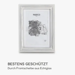 Lancaster Bilderrahmen Rechteckig 3er-Set 17x12 Cm Fotos Passepartout Holz -Deutschland Klarstein Verkaufs-Shop 10039304 de 0005 logo