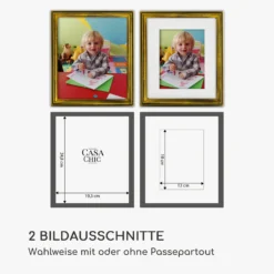 Lancaster Bilderrahmen Rechteckig 24,8 X 19,3 Cm Fotos Passepartout Holz -Deutschland Klarstein Verkaufs-Shop 10039320 de 0007 logo