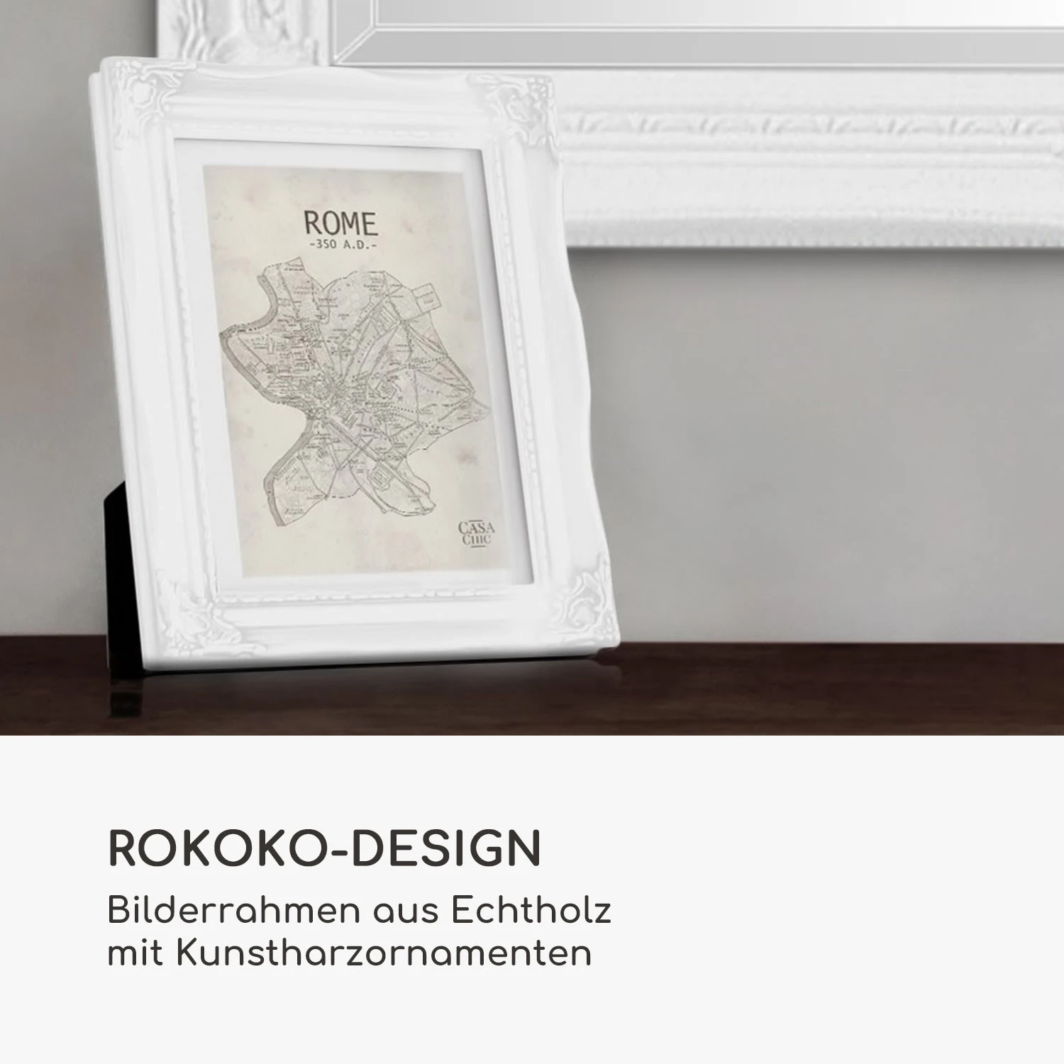 Regent Bilderrahmen rechteckig A4 Fotos Passepartout Glas Rokoko Regent Bilderrahmen Rechteckig A4 Fotos Passepartout Glas Rokoko -Deutschland Klarstein Verkaufs-Shop 10039341 de 0002 logo