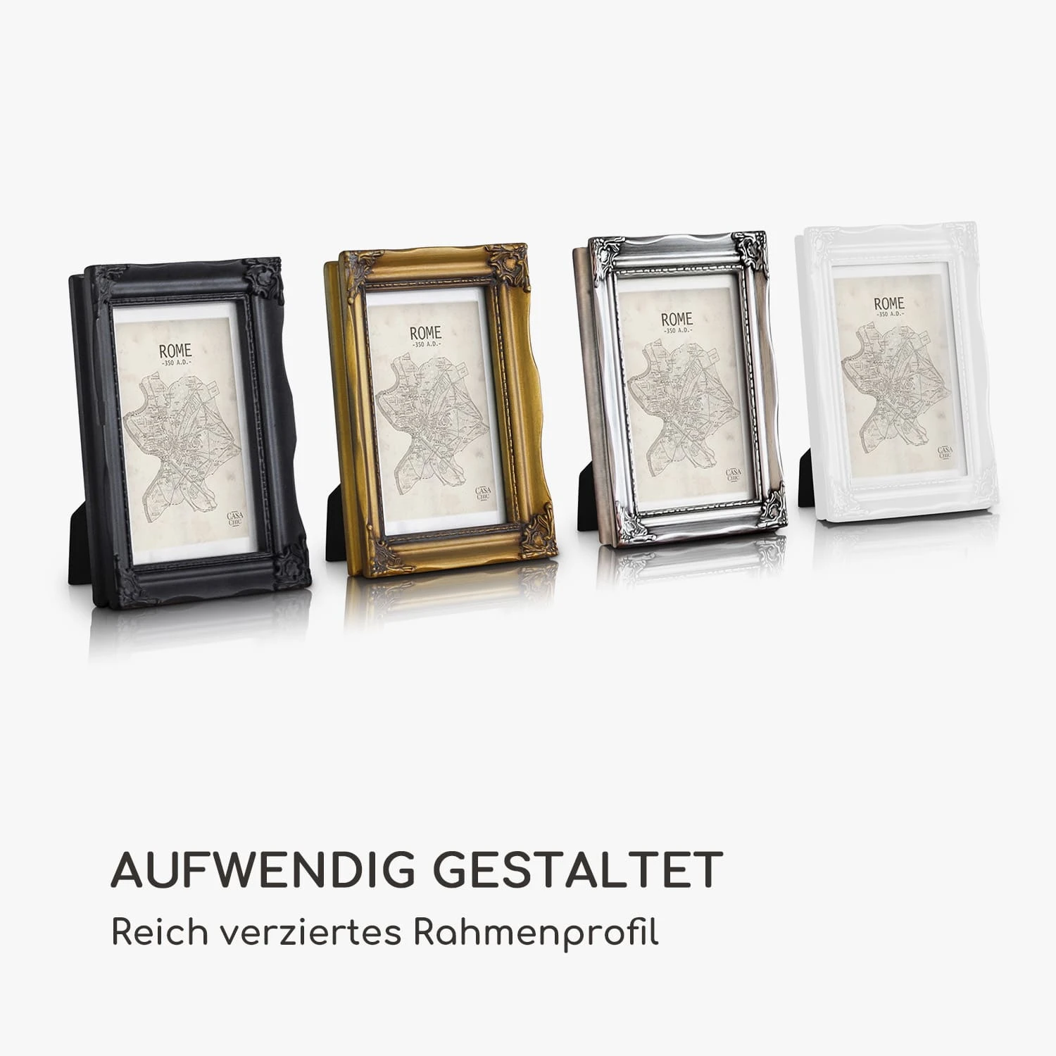 Regent Bilderrahmen rechteckig A4 Fotos Passepartout Glas Rokoko Regent Bilderrahmen Rechteckig A4 Fotos Passepartout Glas Rokoko -Deutschland Klarstein Verkaufs-Shop 10039341 de 0004 logo