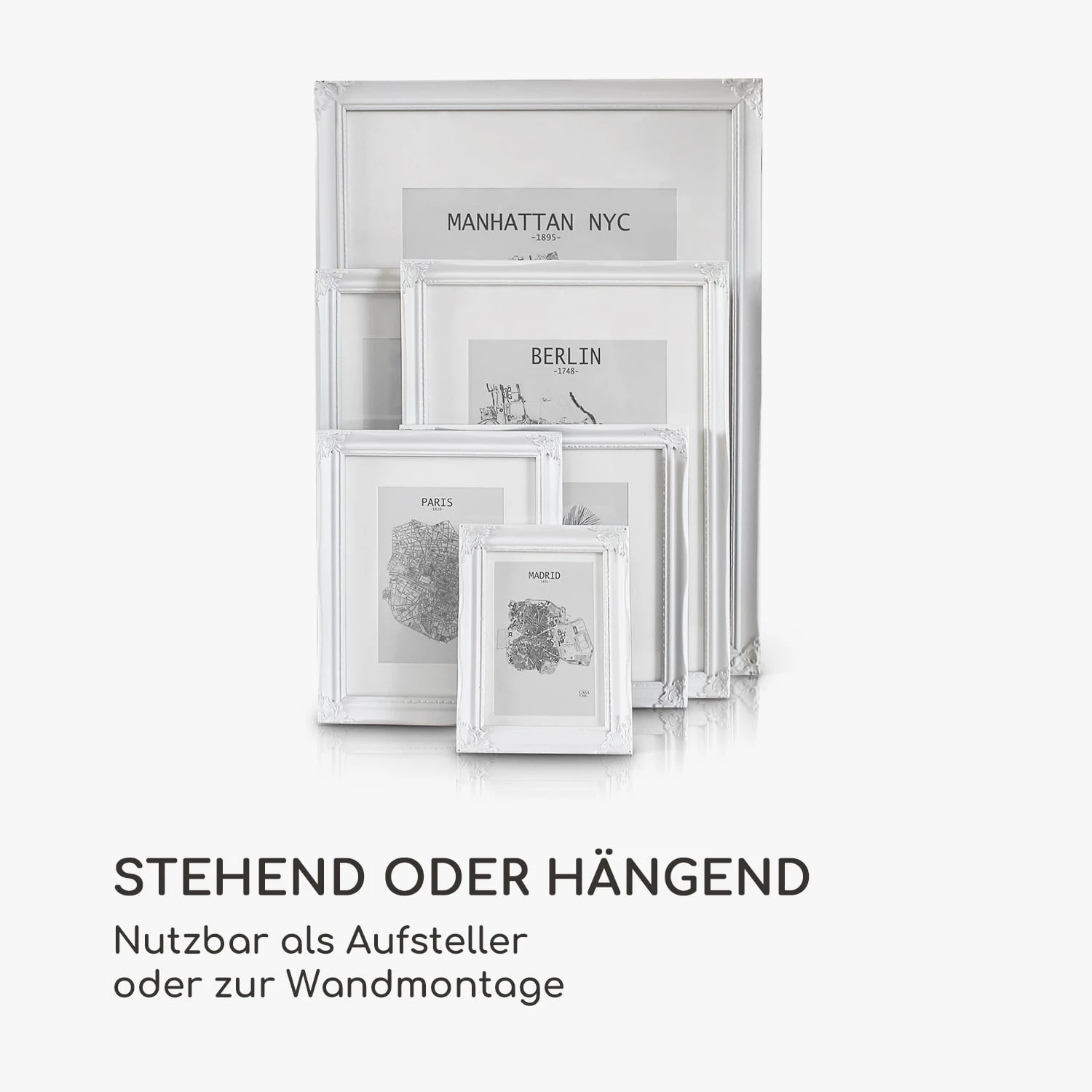 Regent Bilderrahmen rechteckig A4 Fotos Passepartout Glas Rokoko Regent Bilderrahmen Rechteckig A4 Fotos Passepartout Glas Rokoko -Deutschland Klarstein Verkaufs-Shop 10039341 de 0005 logo