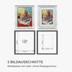 Regent Bilderrahmen Rechteckig 25 X 20 Cm Fotos Passepartout Glas Rokoko -Deutschland Klarstein Verkaufs-Shop 10039345 de 0006 logo