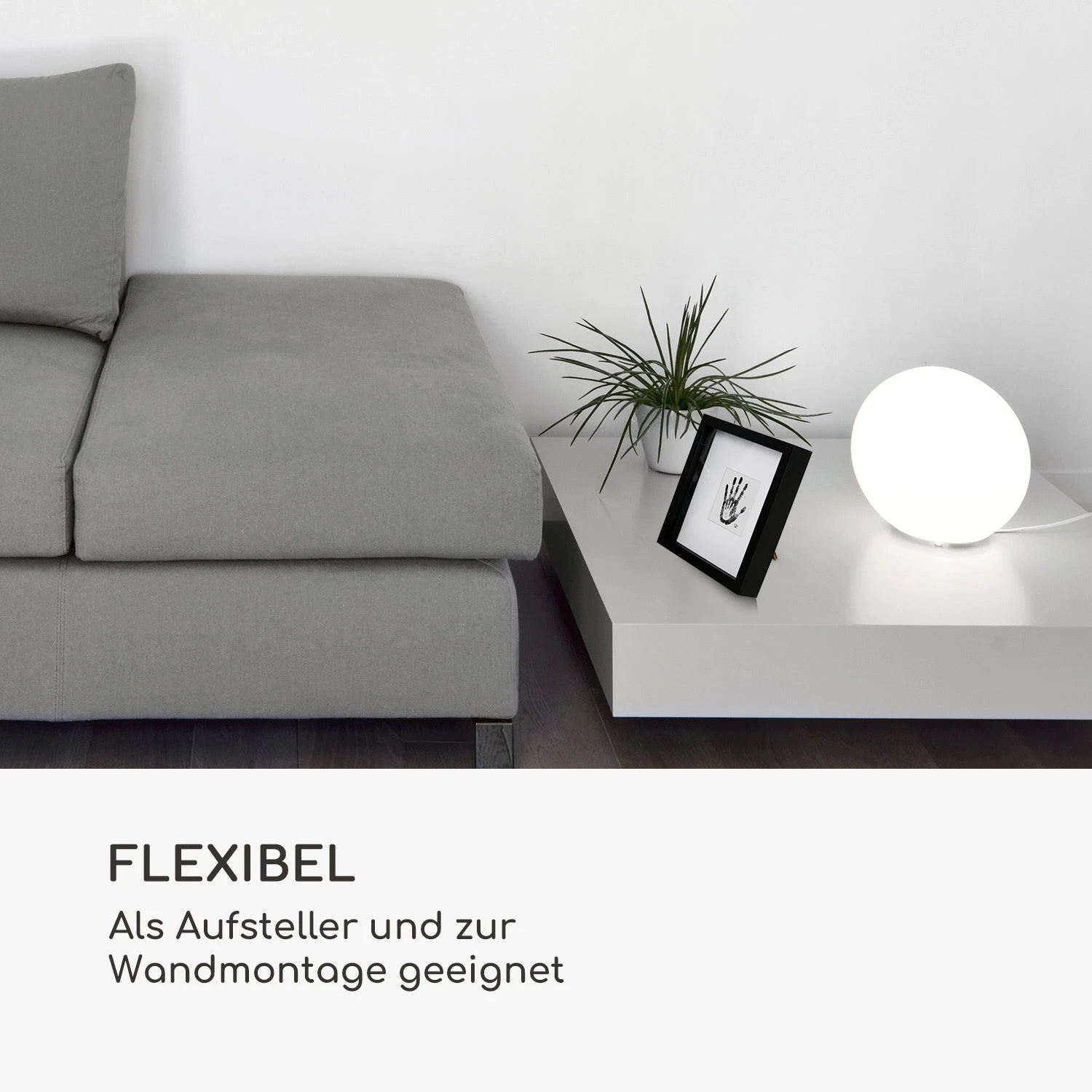 Camden Bilderrahmen 23 x 23 cm und 10 x 10 cm Passepartout Echtholz Camden Bilderrahmen 23 X 23 Cm Und 10 X 10 Cm Passepartout Echtholz -Deutschland Klarstein Verkaufs-Shop 10039347 de 0002 logo