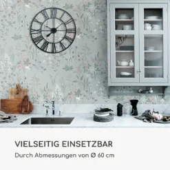 Queensway 60 Wanduhr Metallrahmen Geräuschlos Ø 60 Cm -Deutschland Klarstein Verkaufs-Shop 10039362 de 0006 logo