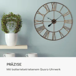 Queensway 80 Wanduhr Metallrahmen Geräuschlos Ø 76 Cm -Deutschland Klarstein Verkaufs-Shop 10039367 de 0005 logo