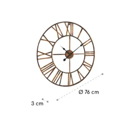 Queensway 80 Wanduhr Metallrahmen Geräuschlos Ø 76 Cm -Deutschland Klarstein Verkaufs-Shop 10039367 yy 0007 logo