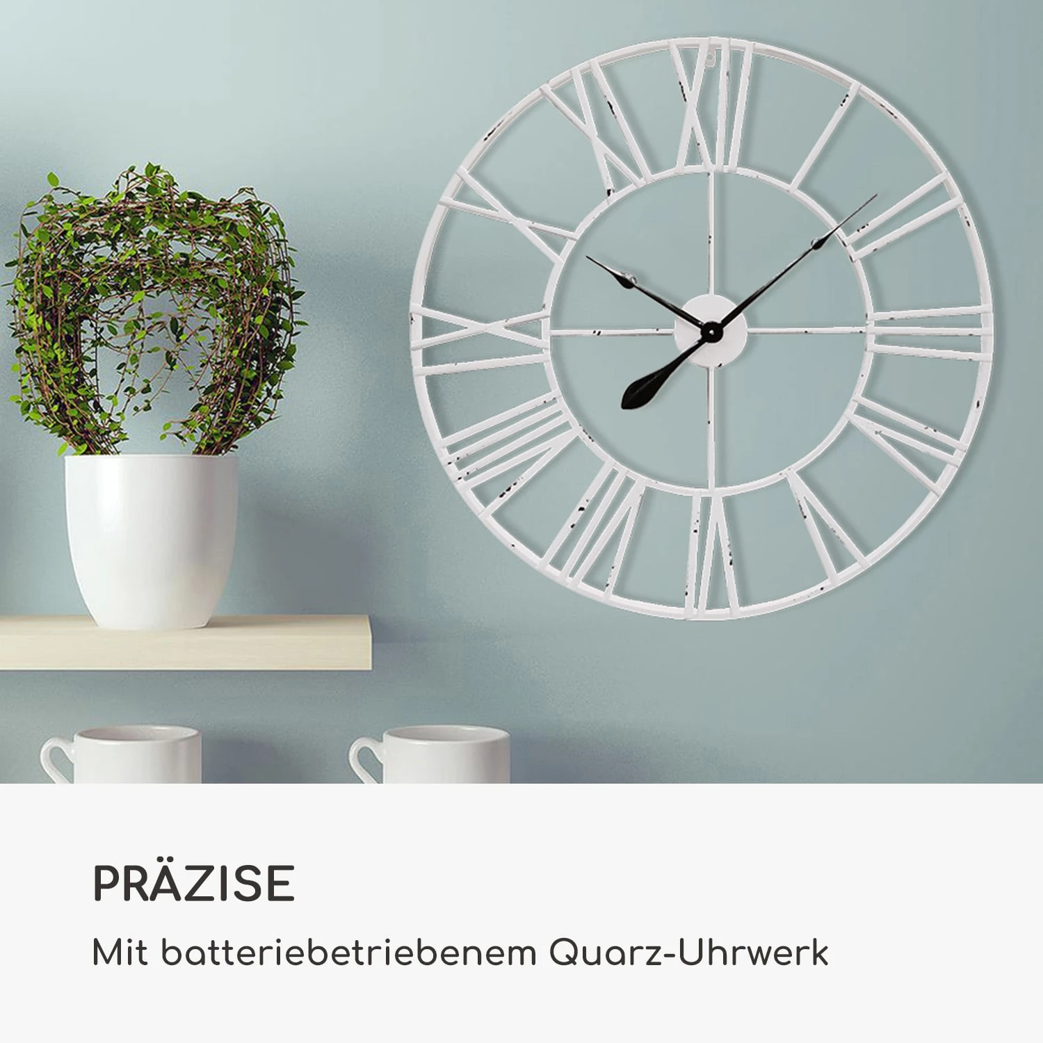 Queensway 80 Wanduhr Metallrahmen geräuschlos Ø 76 cm Queensway 80 Wanduhr Metallrahmen Geräuschlos Ø 76 Cm -Deutschland Klarstein Verkaufs-Shop 10039368 de 0005 logo