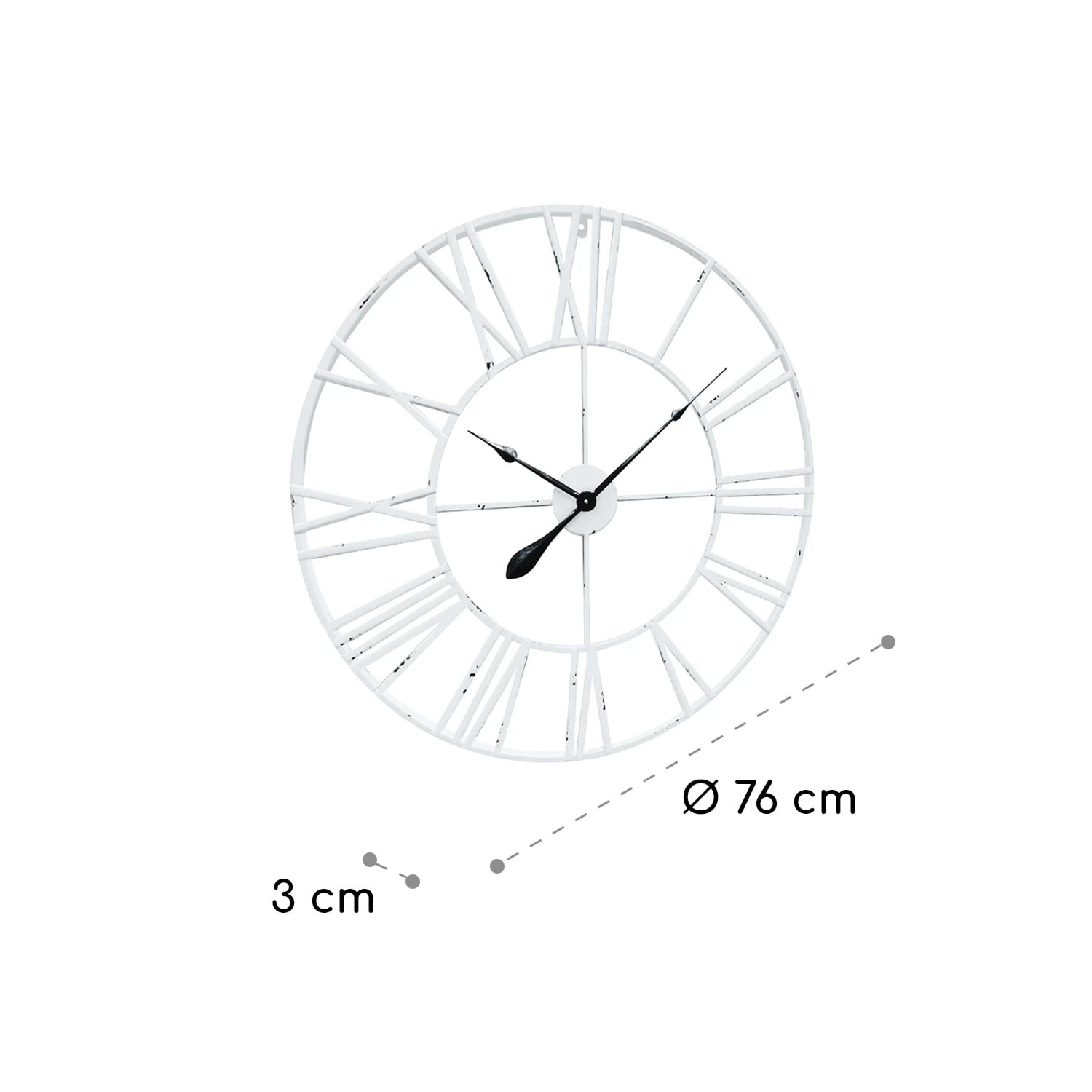 Queensway 80 Wanduhr Metallrahmen geräuschlos Ø 76 cm Queensway 80 Wanduhr Metallrahmen Geräuschlos Ø 76 Cm -Deutschland Klarstein Verkaufs-Shop 10039368 yy 0007 logo