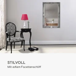 Manchester Wandspiegel Massivholzrahmen Rechteckig 90 X 60 Cm -Deutschland Klarstein Verkaufs-Shop 10039379 de 0003 logo