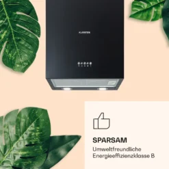 Monumenta Wandabzugshaube Aluminium 559m³/h LED EEK B -Deutschland Klarstein Verkaufs-Shop 10039393 de 0004 logo