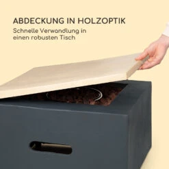 Isaris Gas-Feuerstelle 40.000BTU/13kW Abdeckung Edelstahlbrenner -Deutschland Klarstein Verkaufs-Shop 10039402 de 0004 logo