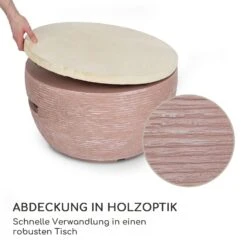 Vitina Gas-Feuerstelle 40.000BTU/13kW Abdeckung Edelstahlbrenner -Deutschland Klarstein Verkaufs-Shop 10039404 de 0004 logo