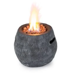 Andros Gas-Feuerstelle 40.000BTU/13kW Deckel Edelstahlbrenner