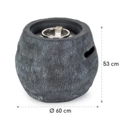 Andros Gas-Feuerstelle 40.000BTU/13kW Deckel Edelstahlbrenner -Deutschland Klarstein Verkaufs-Shop 10039405 yy 0007 logo