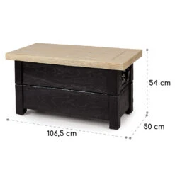 Corinth Gas-Feuerstelle 40.000BTU/13kW Abdeckung Edelstahlbrenner -Deutschland Klarstein Verkaufs-Shop 10039407 yy 0008 logo