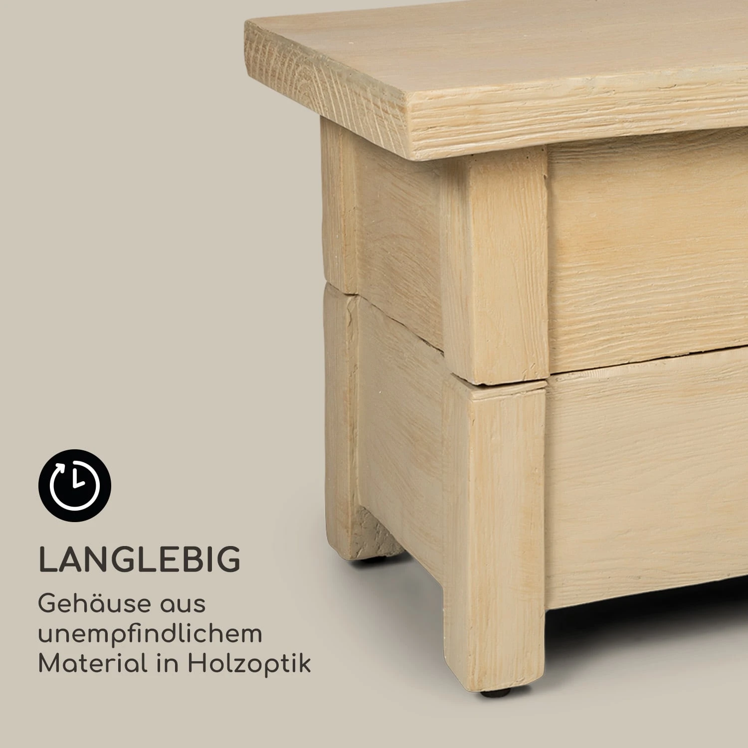 Corinth Gas-Feuerstelle 40.000BTU/13kW Abdeckung Edelstahlbrenner Corinth Gas-Feuerstelle 40.000BTU/13kW Abdeckung Edelstahlbrenner -Deutschland Klarstein Verkaufs-Shop 10039408 de 0006 logo