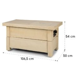 Corinth Gas-Feuerstelle 40.000BTU/13kW Abdeckung Edelstahlbrenner 7 Corinth Gas-Feuerstelle 40.000BTU/13kW Abdeckung Edelstahlbrenner -Deutschland Klarstein Verkaufs-Shop 10039408 yy 0008 logo