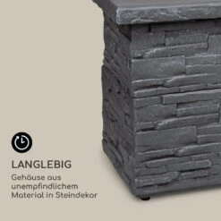 Anafi Gas-Feuerstelle 40.000BTU/13kW Abdeckung Edelstahlbrenner -Deutschland Klarstein Verkaufs-Shop 10039410 de 0006 logo