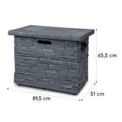 Anafi Gas-Feuerstelle 40.000BTU/13kW Abdeckung Edelstahlbrenner -Deutschland Klarstein Verkaufs-Shop 10039410 yy 0008 logo